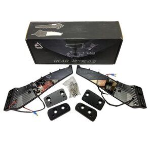 Shenao Motorcycle Mirror Lighted Blade Set Honda Yamaha Suzuki Kawasaki New Set